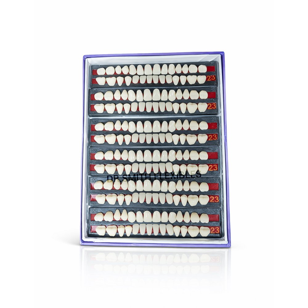cross dent xl acrylic teeth set | cross linked dental denture teeth (28 teeth) box of 6 teethsets cross dent xl acrylic teeth set | cross linked dental denture teeth (28 teeth) box of 6 teethsets