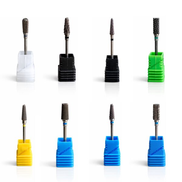 dental carbide trimmer burs – multi shape tungsten carbide cutting burs