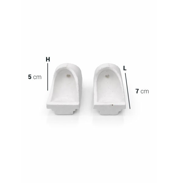 curved dental casting crucible for dental lab | high heat resistant crucible