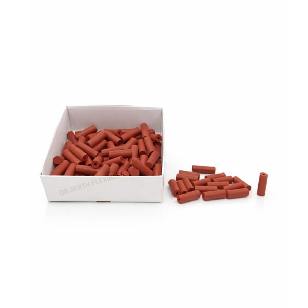 dental rubber polishing wheels – metal & ceramic finishing discs brown long, 10 pieces (25 per piece)