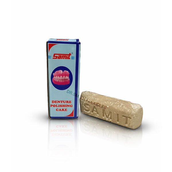 smit acrylic denture polishing cake – high shine finishing compound for dental labs