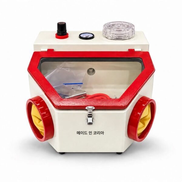 single jar dental sand blaster machine – premium lab sandblasting system | dr. smith flexibles